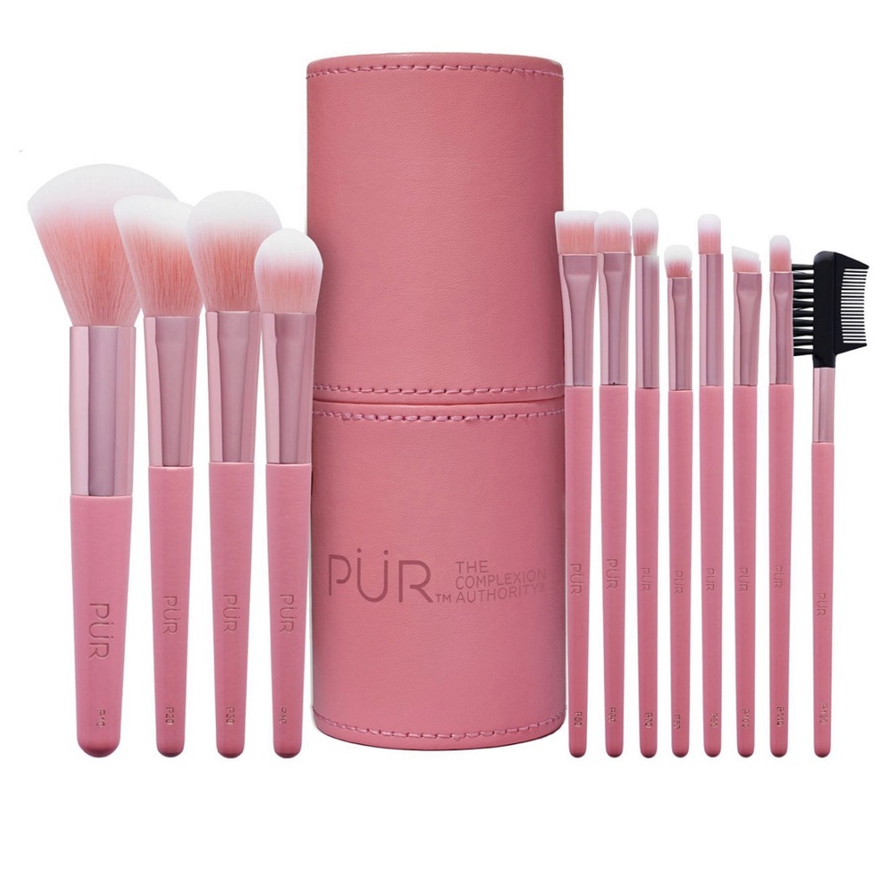 PÜR PUR Signature Travel Essentials 12pc. Cruelty-Free Brush Set